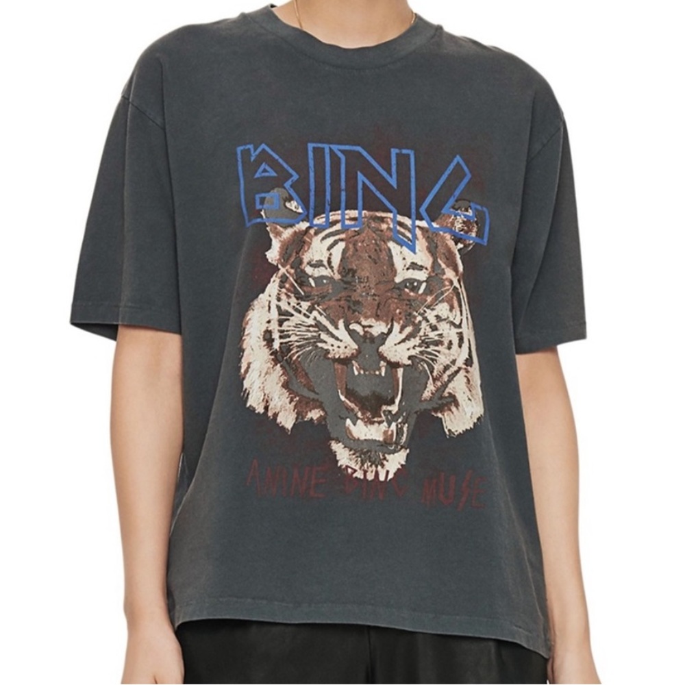 Anine Bing Tiger T Shirt Medium
